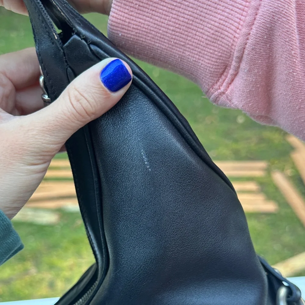Burberry Black Leather Hobo Bag - Picture 13 of 16